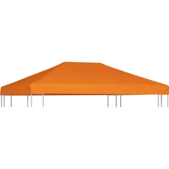 vidaXL pavillontopdkke 310 g/m 4x3 m orange