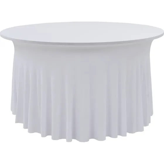 vidaXL Strkbare bordduge med skrt 2 stk. 150 x 74 cm - Hvid