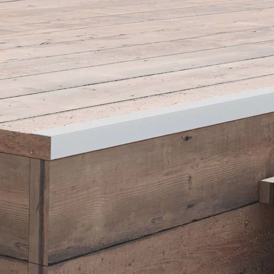 vidaXL terrassevinkellister 5 stk 170 cm aluminium slv