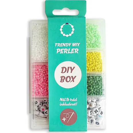 Perlesæt Trendy Mix – kreativt smykkesæt fra 4 år
