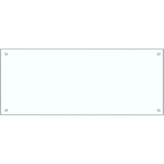 vidaXL stnkplade 100x40 cm i hrdet glas, gennemsigtig