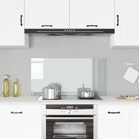 vidaXL stnkplade 100x50 cm hrdet glas, gennemsigtig