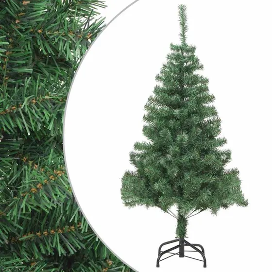 vidaXL kunstigt juletræ 180 cm med 564 grene og fod