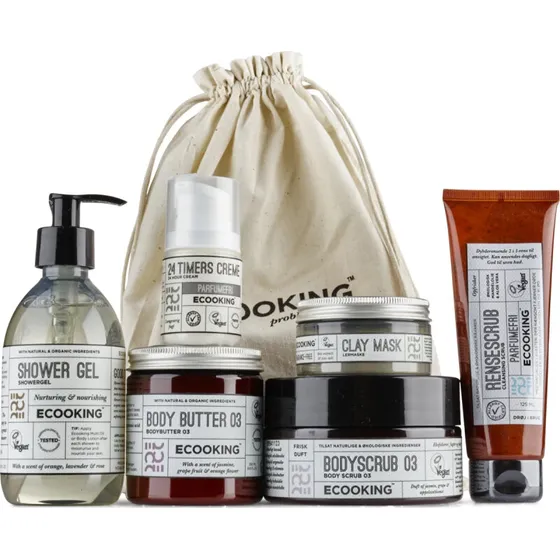 Ecooking Spa-pakke – kropspleje med body scrub 350 g
