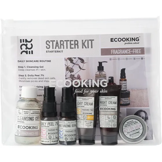ECOOKING Starterkit Skincare Parfumefri – 6 produkter