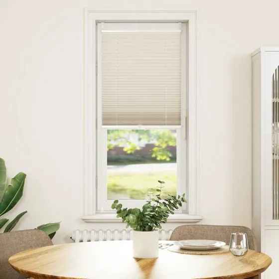 vidaXL plisseret rullegardin 50 x 150 cm - creme