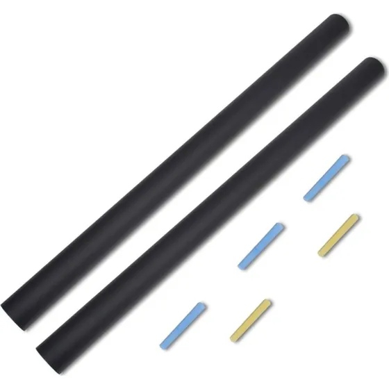 vidaXL wallsticker med tavlefolie 0,6x2 m, 2 ruller inkl. kridt