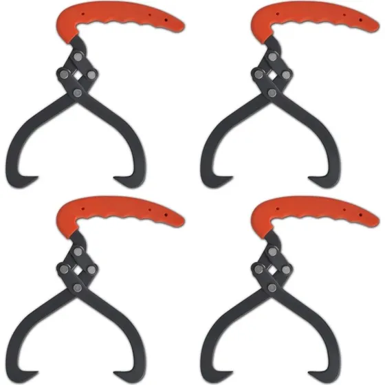 vidaXL stammetnger med PVC-hndtag, 4 stk., 30 cm