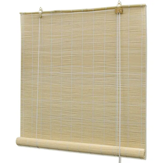 vidaXL rullegardin 140x160 cm naturlig bambus