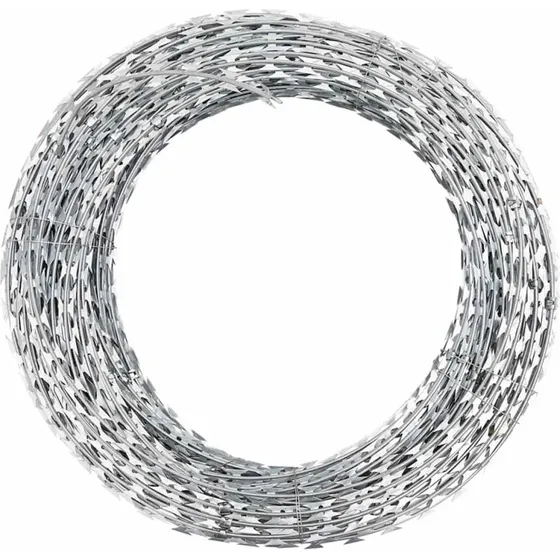 vidaXL BTO-22 Concertina pigtrd 60 m galvaniseret stl