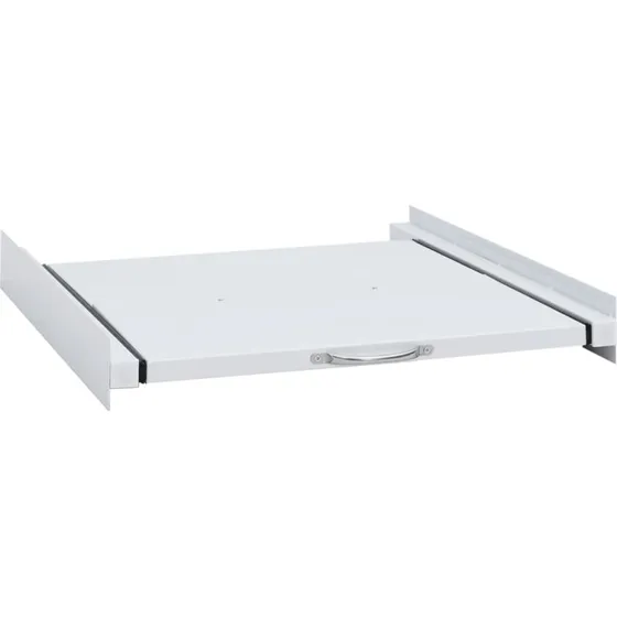 vidaXL stablest til vaskemaskine med udtrkshylde, hvid