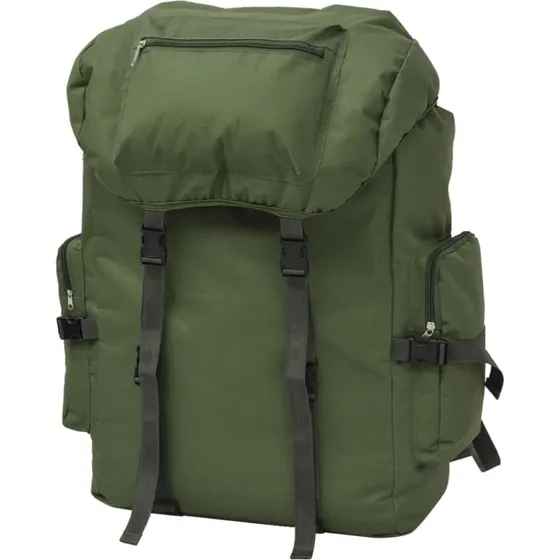vidaXL Militrinspireret rygsk 65 L grn