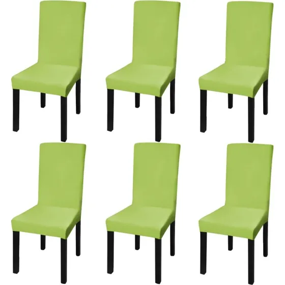 vidaXL stretch stolebetrk 6 stk. blegrn (op til 55 cm)