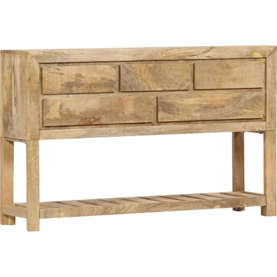 vidaXL sknk i massivt mangotr 120 x 30 x 75 cm