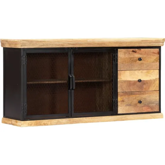 vidaXL sknk i massivt mangotr 150x40x75 cm