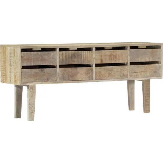 vidaXL sknk 140 x 30 x 60 cm massivt mangotr