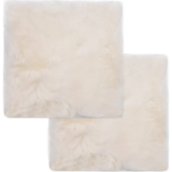 vidaXL stolehynder 2 stk. 40x40 cm frelder hvid