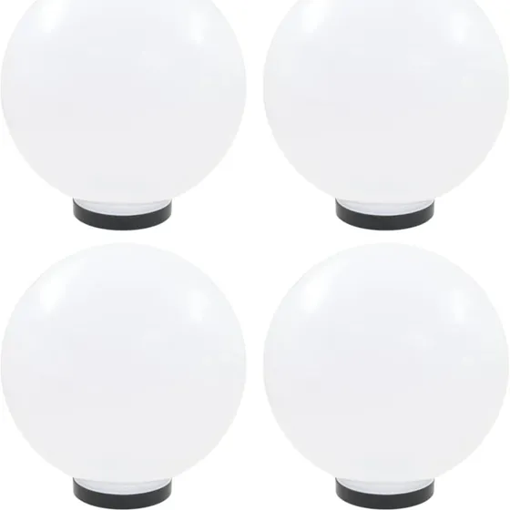 vidaXL LED-kuglelamper 4 stk. 30 cm PMMA