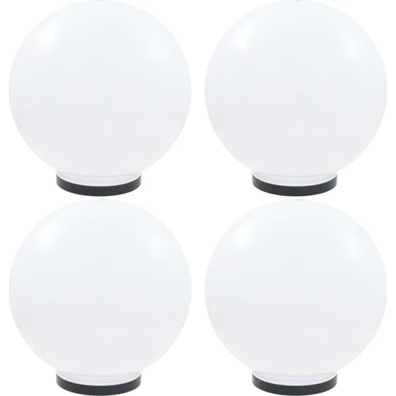 vidaXL LED-kuglelamper 4 stk. 40 cm PMMA
