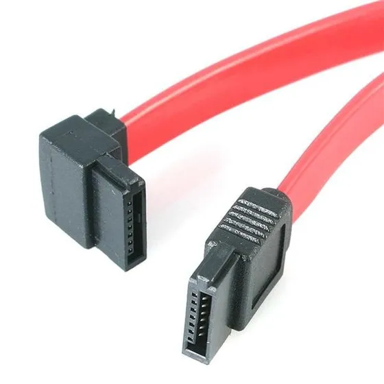 StarTech.com SATA-kabel venstrevinklet 30 cm - rød (SATA12LA1)