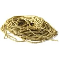 Bouillontråd guldfarvet 2 mm, 100 g (24 stk. á ca.50 cm)