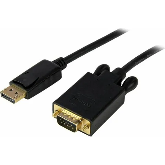StarTech DisplayPort til VGA-kabel 1,8 m – sort