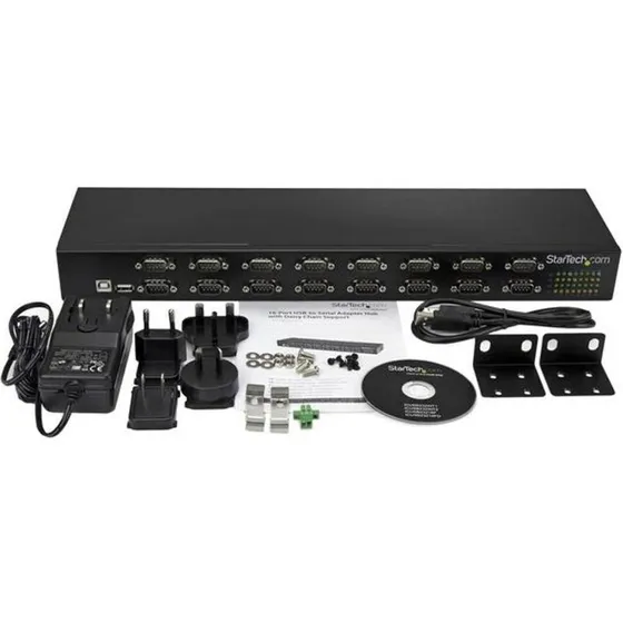 StarTech.com ICUSB23216FD  16x RS-232 USB-rack (sort)