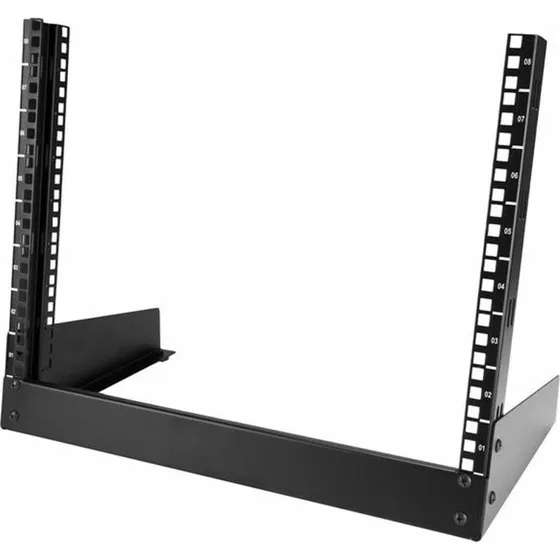 StarTech 19" 8U bent 2-pl rackstativ (RK8OD) - sort