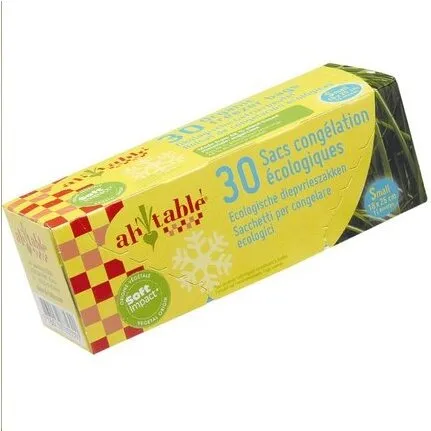 Ecodis Fryseposer bioplastik 2,5 L, 30 stk