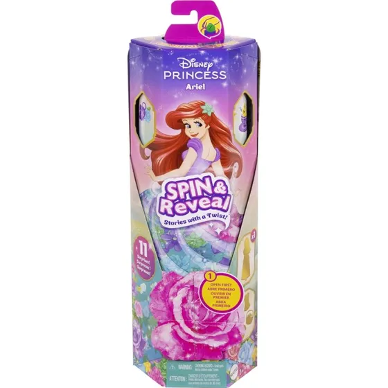 Disney Princess Spin & Reveal Ariel dukke