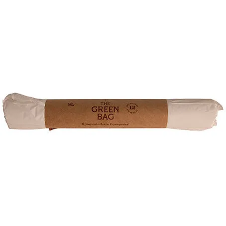 The Green Bag komposterbare fryseposer 8 L - 12 stk