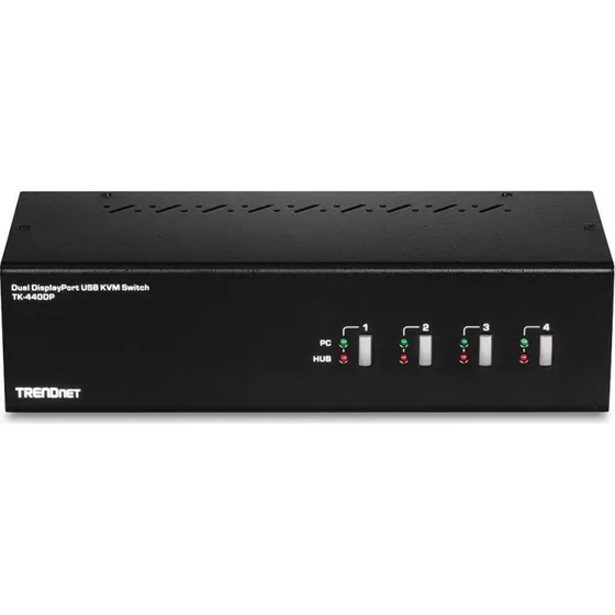 Trendnet TK-440DP KVM-switch Dual DisplayPort 4 porte 4K