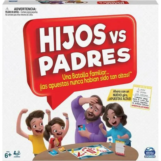 Spin Master Brtspil Hijos vs Padres  206 dele