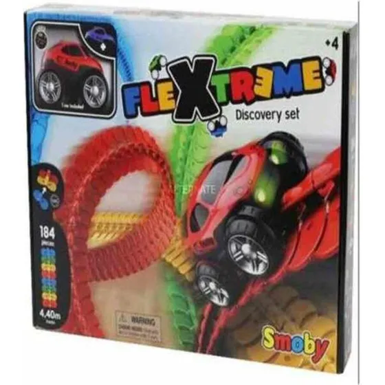 Smoby Flextreme Discovery racerbane 184 dele – 4,40 m