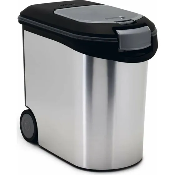 Curver foderbeholder til hund 35 L (12 kg)  slv med hjul