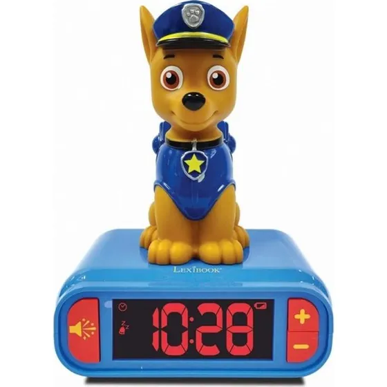 Lexibook RL800PA vækkeur med lys – Paw Patrol Chase (blå)