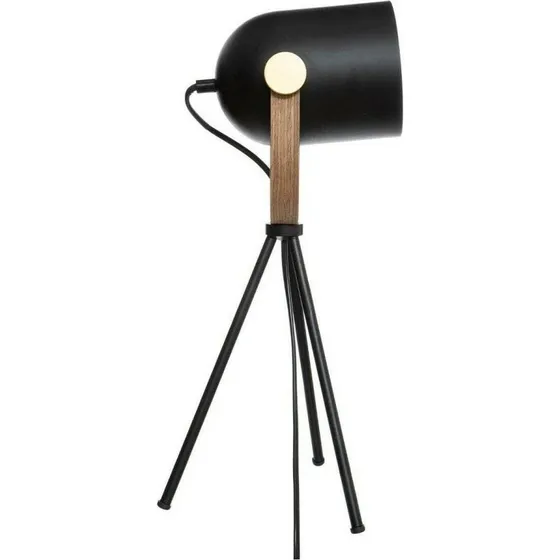 Atmosphera Action bordlampe med stativ, sort, E27 25W