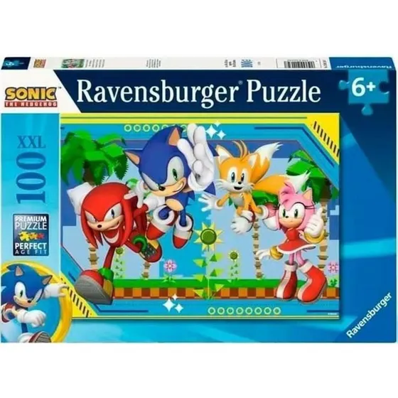 Ravensburger Sonic puslespil 100 dele (6+)
