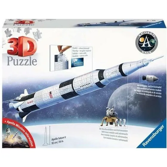 Ravensburger Apollo Saturn V 3D-puslespil 440 brikker