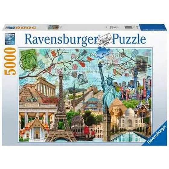 Ravensburger Big Cities Collage - 5000 brikker