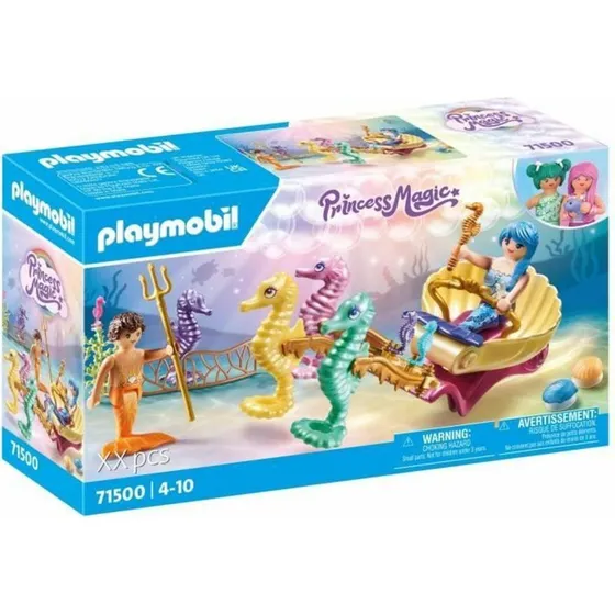 Playmobil Princess Magic 71500 Havfruekaret med Søheste - 35 dele (4+ år)