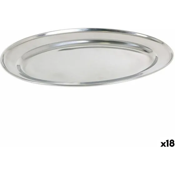 Privilege Serveringsbakke i rustfrit stl, oval 3522,2 cm (18 stk)