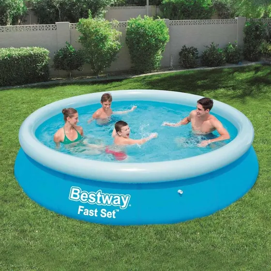 Bestway Fast Set oppustelig pool rund 366 x 76 cm (57273)
