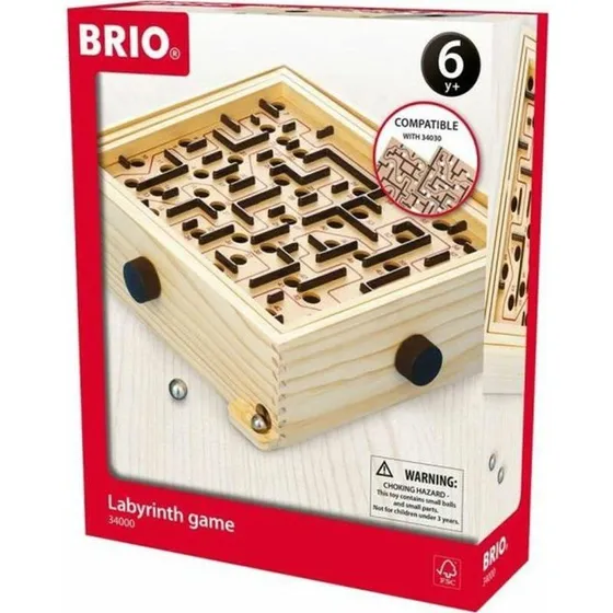 Brio Labyrint 34000  klassisk labyrintspil (6+)