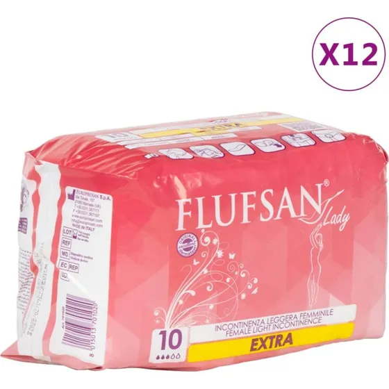 Flufsan inkontinensbind til kvinder 120 stk.