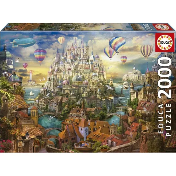 Educa Dream Town 2000 brikker – 96 x 68 cm