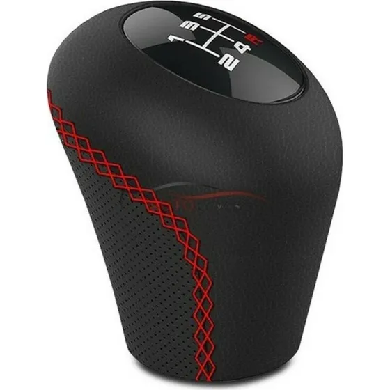 BC Corona Sport gearstangsknop  sort/rd lder