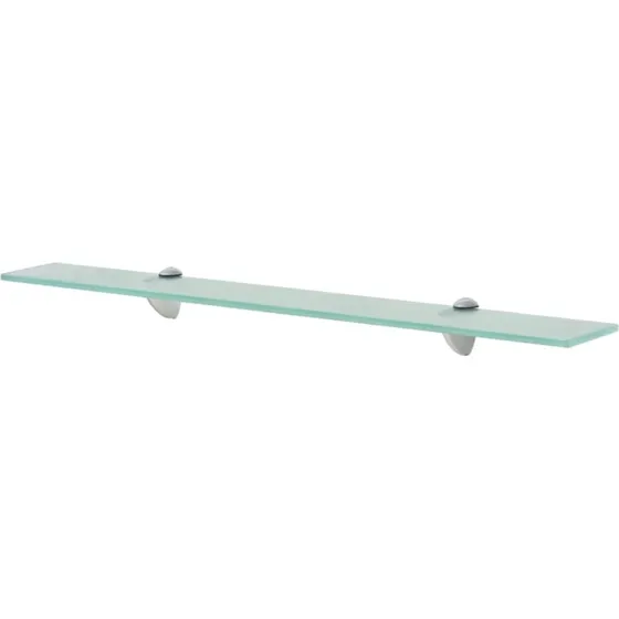 vidaXL svævehylde i glas 70x10 cm, 8 mm hærdet