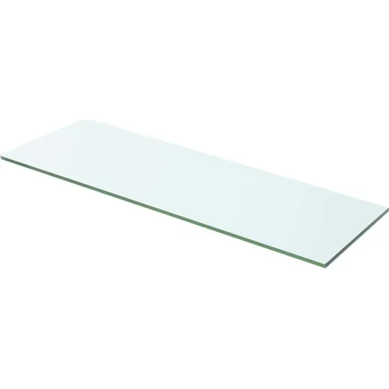 vidaXL hylde glaspanel klar 60x15 cm (hrdet 8 mm)
