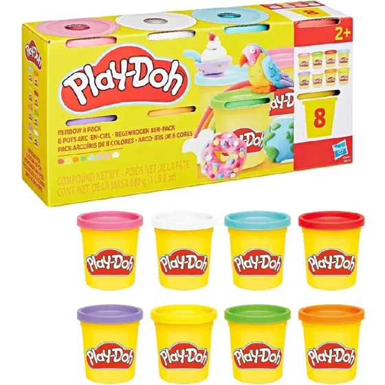 Play-Doh 8-pak modellervoks 680 g (assort.)